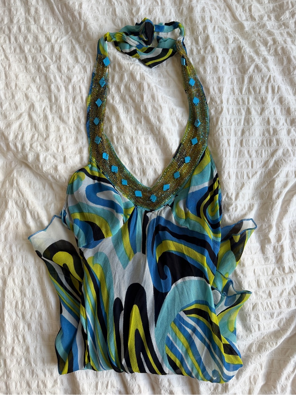 Y2K Le Chateau halter top